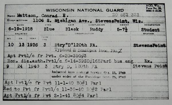 Connies enlistment records in WI Army Nat Gd.a 1936.jpg